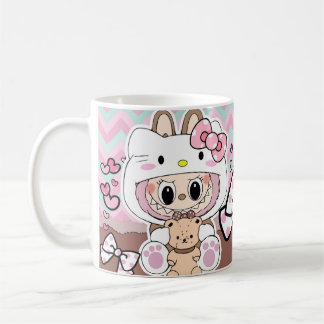 Caneca De Café taza magica con motivo labubu
