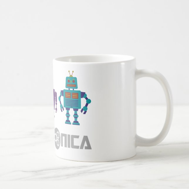 Caneca De Café Taza MECATRONICA (Direita)