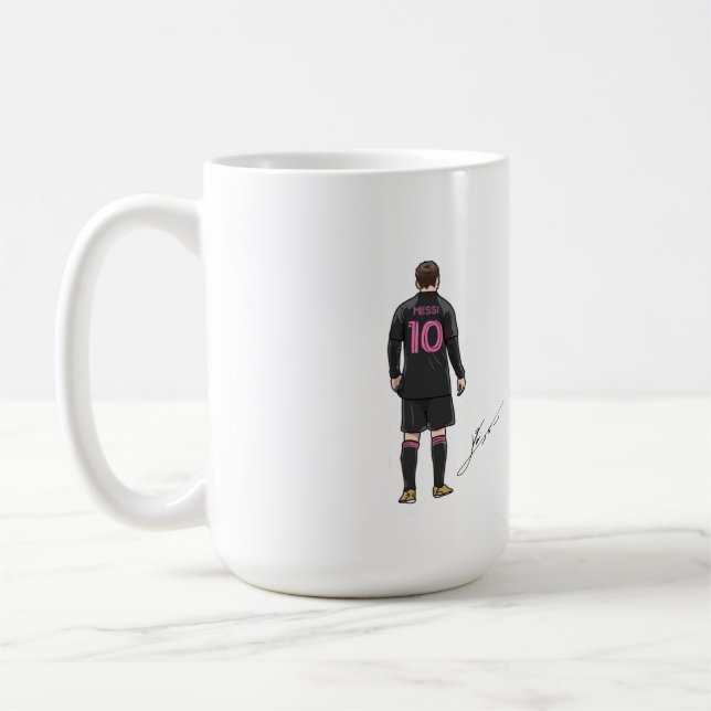 Caneca De Café Taza Messi Inter Miami (Esquerda)