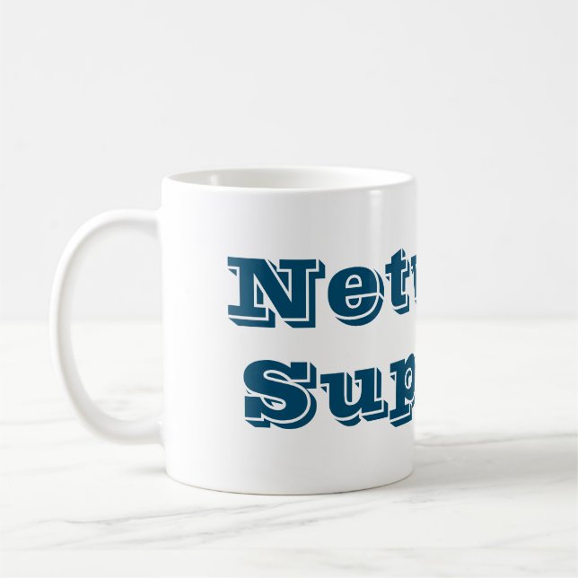 Caneca De Café Taza network support (Esquerda)
