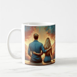 Caneca De Café Taza Padre e Hija