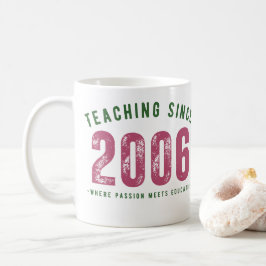 Caneca De Café Taza para profesor | Teaching Since 2006