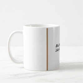 Caneca De Café Taza para tomar café con texto bíblico 