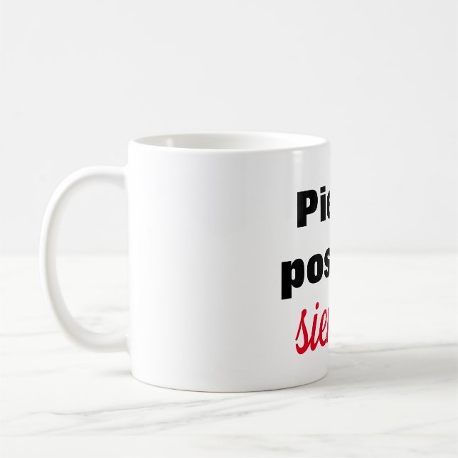 Caneca De Café Taza piensa positivo siempre (Esquerda)