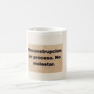Caneca De Café Taza Reconstrucción en Proceso No molestar