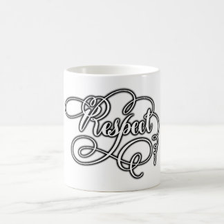 Caneca De Café Taza respect