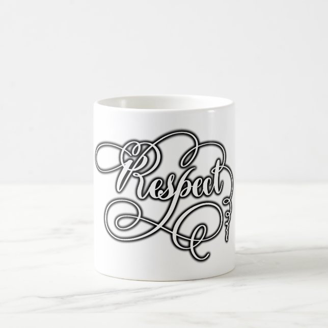 Caneca De Café Taza respect  (Centro)