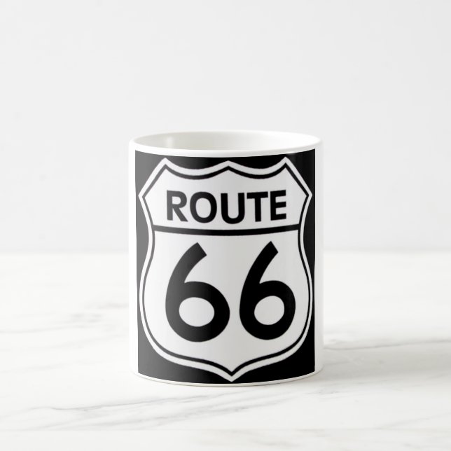 Caneca De Café Taza "ROUTE 66" (Centro)