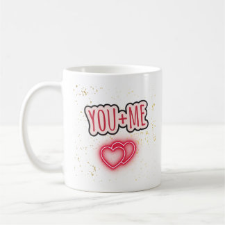Caneca De Café Taza sencilla You + Me