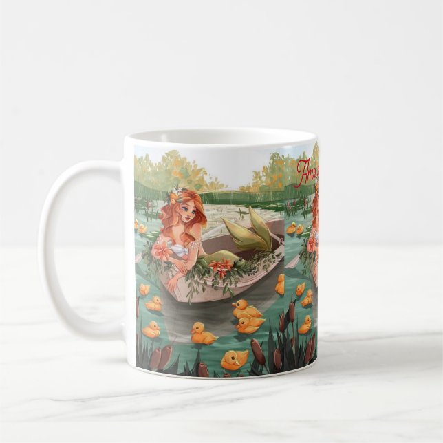 Caneca De Café Taza Sirena. Amo ser sirena (Esquerda)