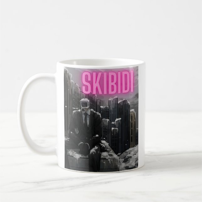 Caneca De Café taza skibidi (Esquerda)