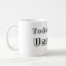 Caneca De Café Taza todos somos Ucrania