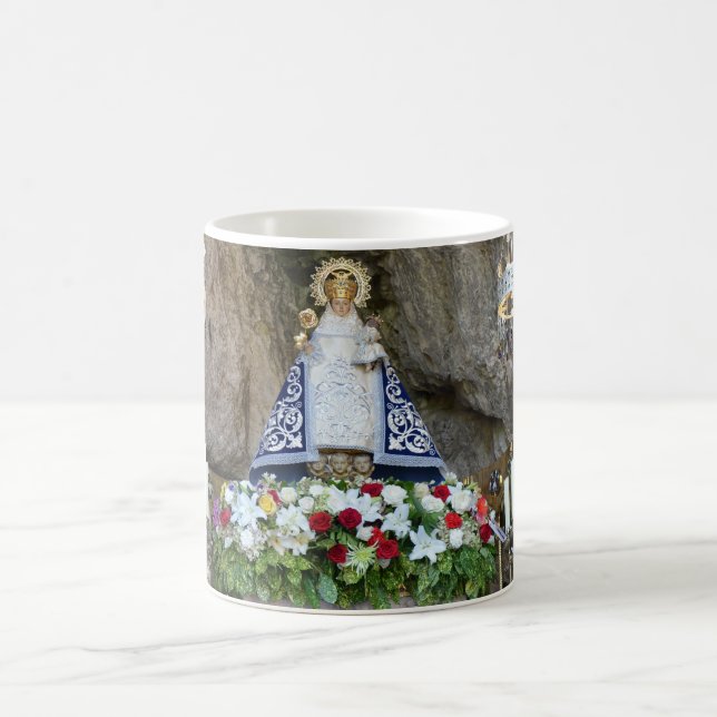 Caneca De Café taza Virgen de Covadonga en Asturias, España (Centro)