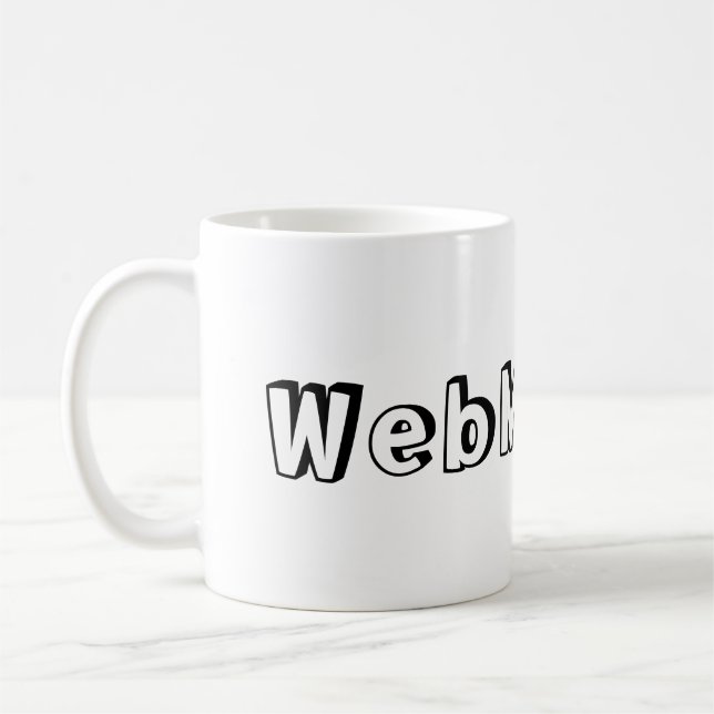 Caneca De Café Taza WebMaster (Esquerda)
