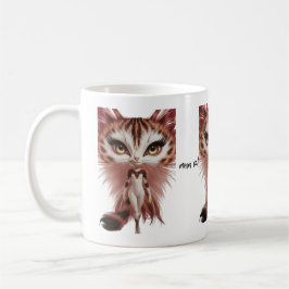 Caneca De Café tazas mirror cat