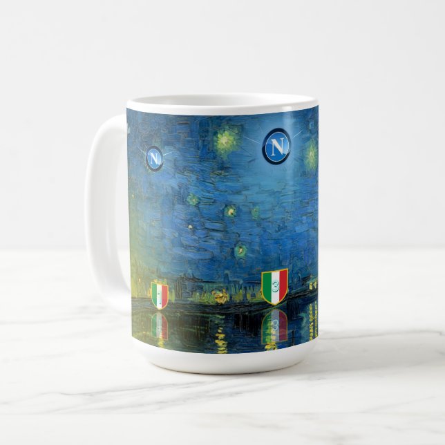 Caneca De Café Tazza da latte comemorativa scudetto Napoli (Frente Esquerda)