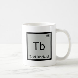 Caneca De Café Tb - Apagão Total Símbolo de Elemento Químico Engr