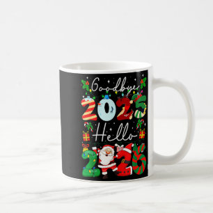 Caneca De Café Tchau 2025 Olá 2026 Feliz Ano Novo Chris