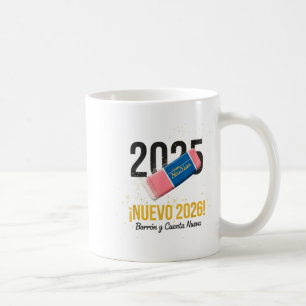 Caneca De Café Tchau 2025 Olá 2026 Festa de Ano Novo