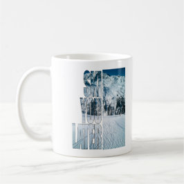 Caneca De Café Tchau Esqui Mais Tarde Presente Engraçado de Esqui