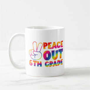 Caneca De Café Tchau, Sexta Série Tye Dye Último Dia 6º Ano