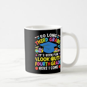 Caneca De Café Tchau Terceira Série Graduação Quarta Série Aqui E
