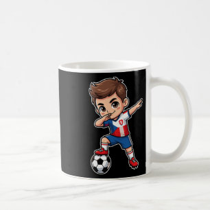 Caneca De Café Tchéquia Dab Kid Meta Cartoon Bandeira da Repúblic