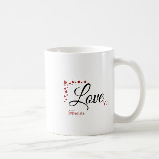 Caneca de Café 'Te Amo Para Sempre' Dia dos Namora