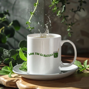 Caneca De Café Te Amo Tão Matcha