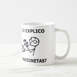 Caneca De Café ¿te lo explico con marionetas?
