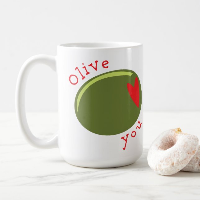 Caneca De Café Te Olivar (Com Donut)