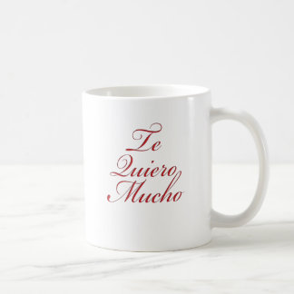 Caneca De Café Te Quiero Mucho