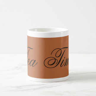 Caneca De Café Tea Calcular o tempo