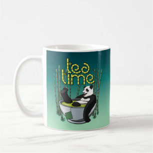 Caneca De Café Tea Time Panda