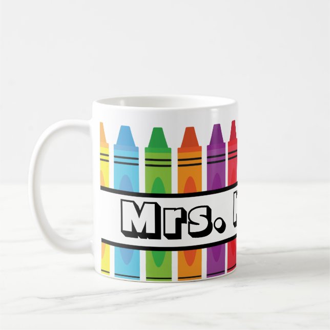 Caneca De Café Teacher Appreciation Custom Coffee Cup (Esquerda)