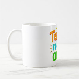 Caneca De Café Teacher Mode On Mug – Funny Motivational Coffee Cu