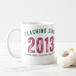 Caneca De Café Teacher mug | Teaching Since 2013