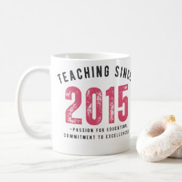 Caneca De Café Teacher Mug | Teaching Since 2015