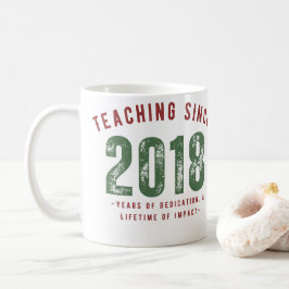 Caneca De Café Teacher Mug | Teaching Since 2018