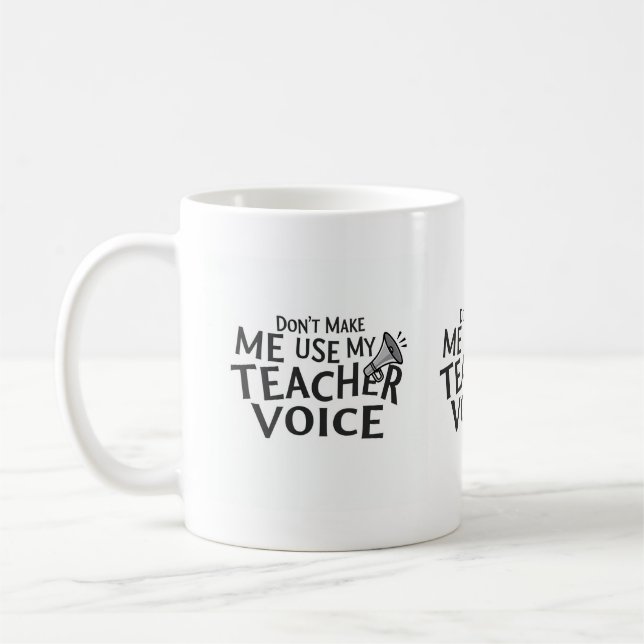 Caneca De Café Teacher Voice Mug (Esquerda)