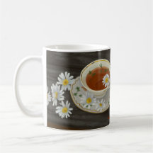 Teacup com Flores que Uplifam Verso