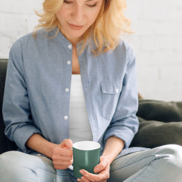 Caneca De Café Teal Green