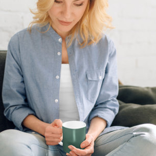 Caneca De Café Teal Green