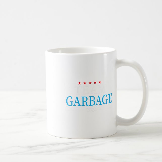 Caneca De Café Team Garbage 2024 Trump Us Election (Direita)