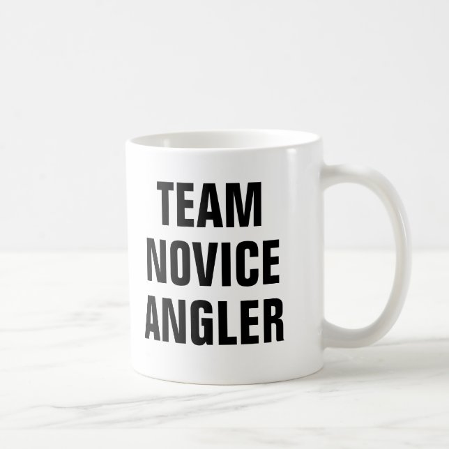Caneca De Café Team Novice Angler (Direita)