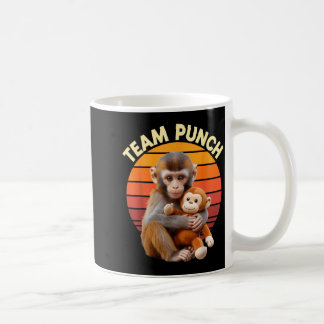 Caneca De Café Team Punch Monkey Plush Retro Sun