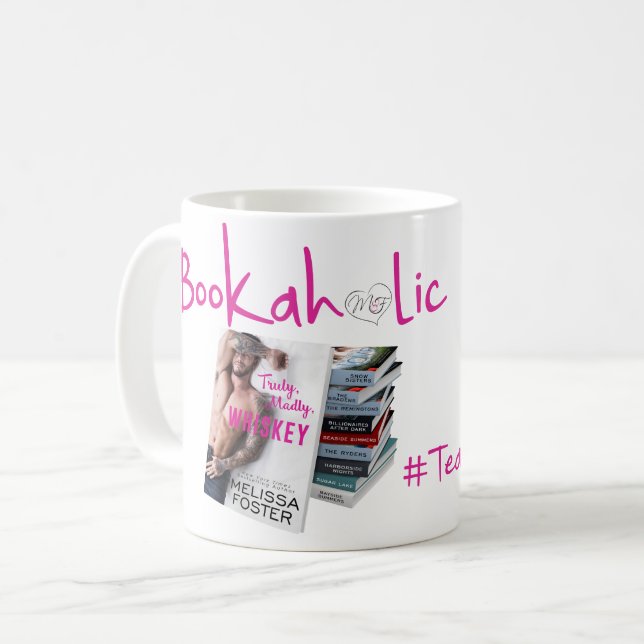 Caneca De Café #TeamFosterette Bookaholic Mug (Frente Esquerda)