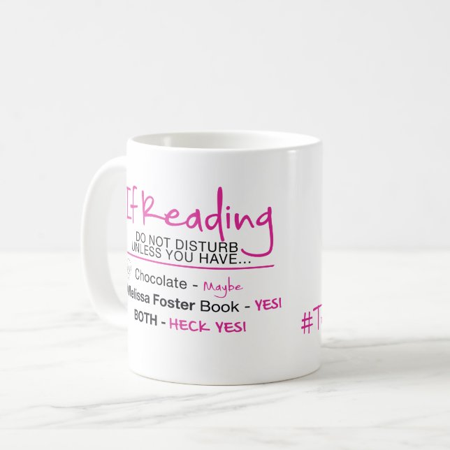 Caneca De Café #TeamFosterette Não Incomodar Mug (Frente Esquerda)