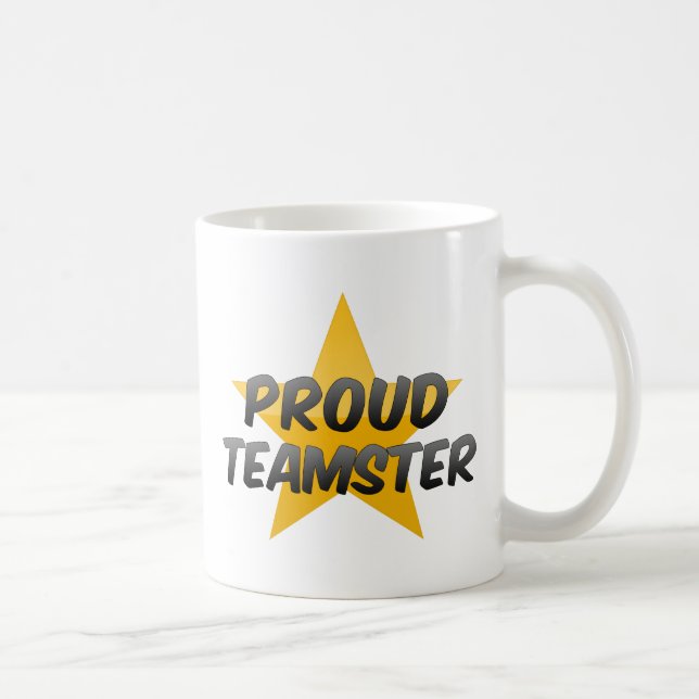 Caneca De Café Teamster orgulhoso (Direita)
