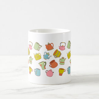 Caneca De Café Teapot & Cup Pattern